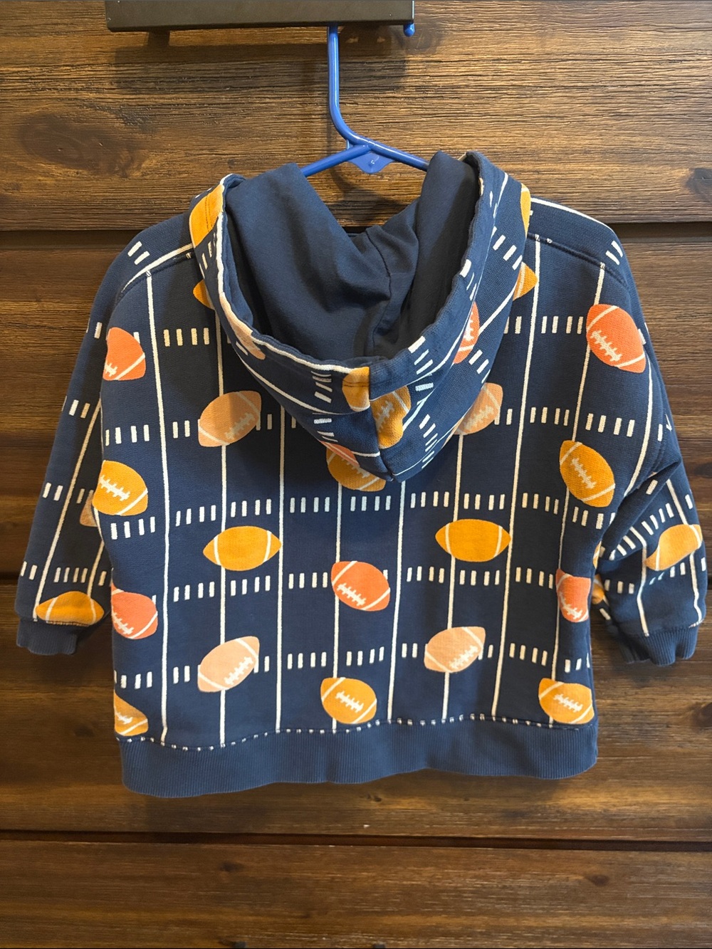 Monica+Andy Football Hoodie - Picture 4 of 6